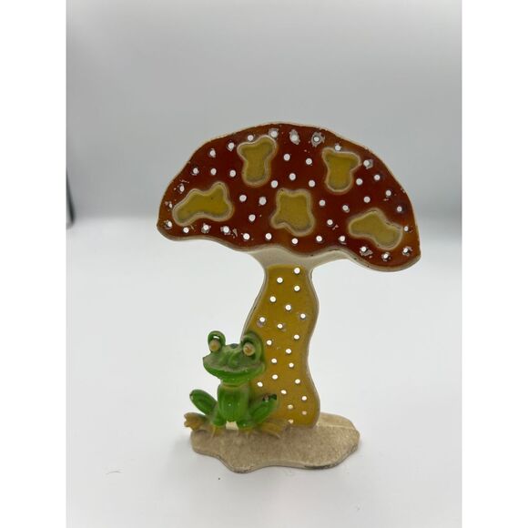 Vintage Earring holder Toadstool Mushroom Home Decor - Picture 2 of 7